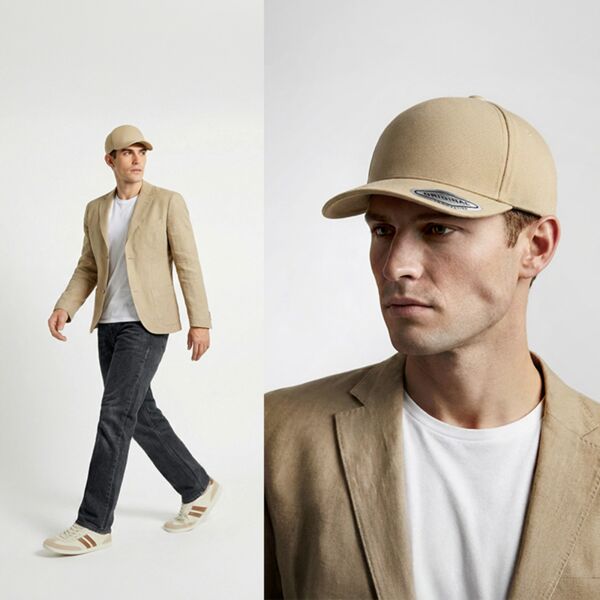 Seamless Front Premium Heavy Cotton Cap Thumbnail