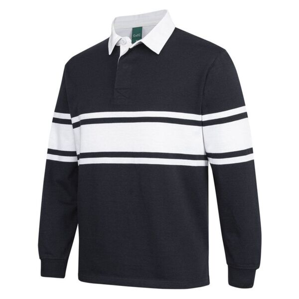 Mens C of C 3 Stripe Yarn Dyed Rugby Thumbnail