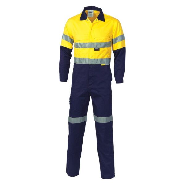 Hi Vis Two Tone Cotton Coverall with 3M R/Tape Thumbnail